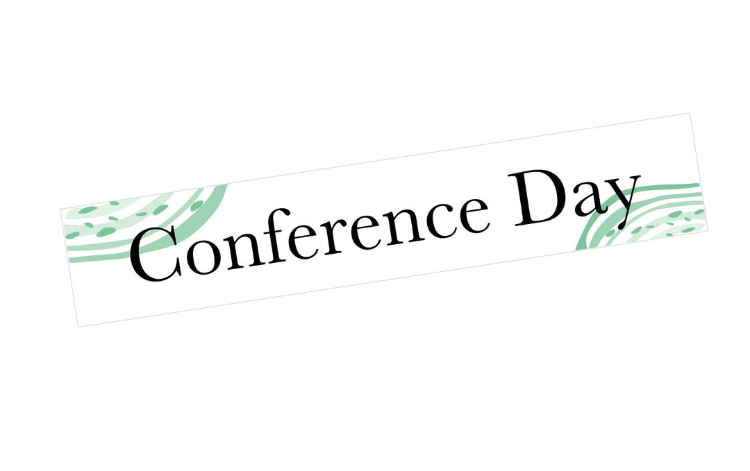 EV08 || Waves Vertical Conference Day Full Day Stickers - Etsy