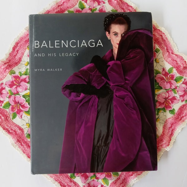 Balenciaga Book  Hardcover Balenciaga And His Legacy Book Hard To Find Vintage Fashion Designer Biography Cristobal Balenciaga