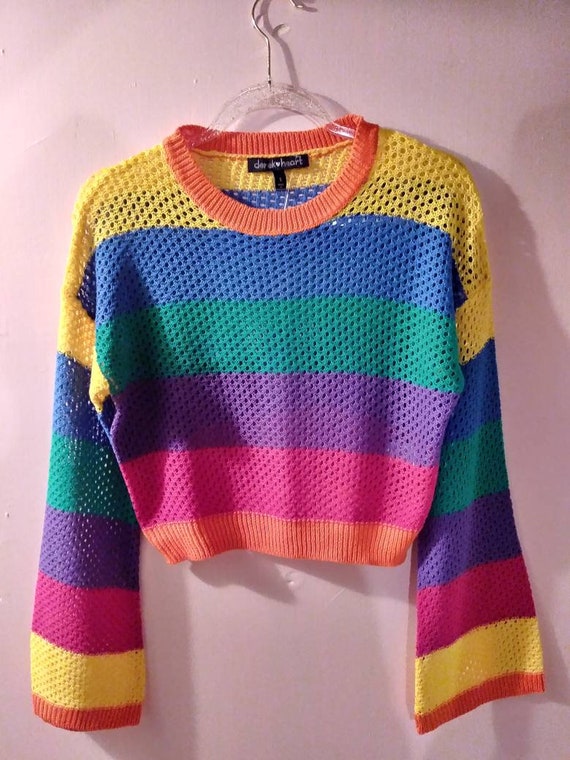 colorful striped sweater