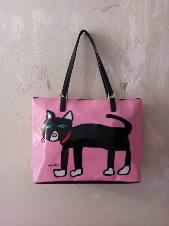 Cat print online purse