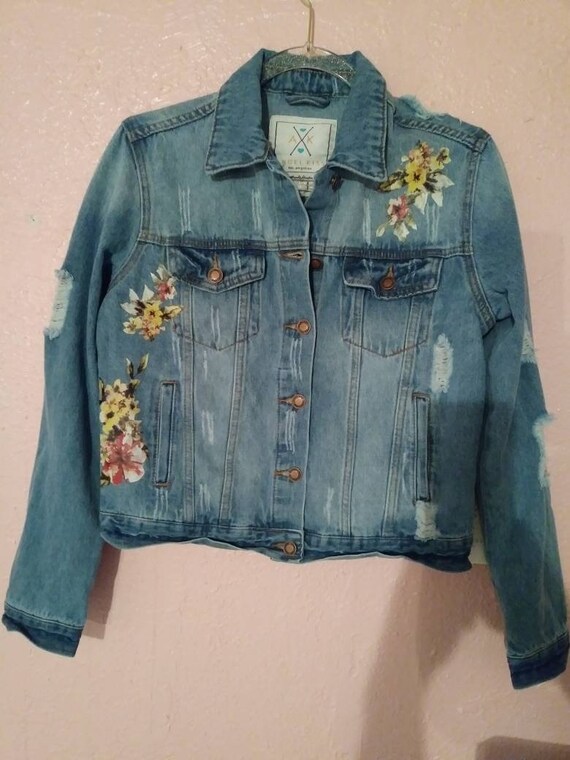 faded denim jacket womens