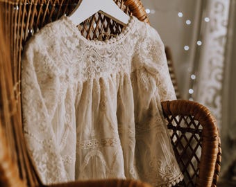 Desiree Boho baby outfit top and bottoms set for cake smash outdoor sitter photography textured bohemian outfit US customs pre paid