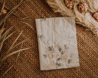 Floral quilted posing layer newborn photography posing prop bohemian style photo session lightly padded layer US customs pre paid