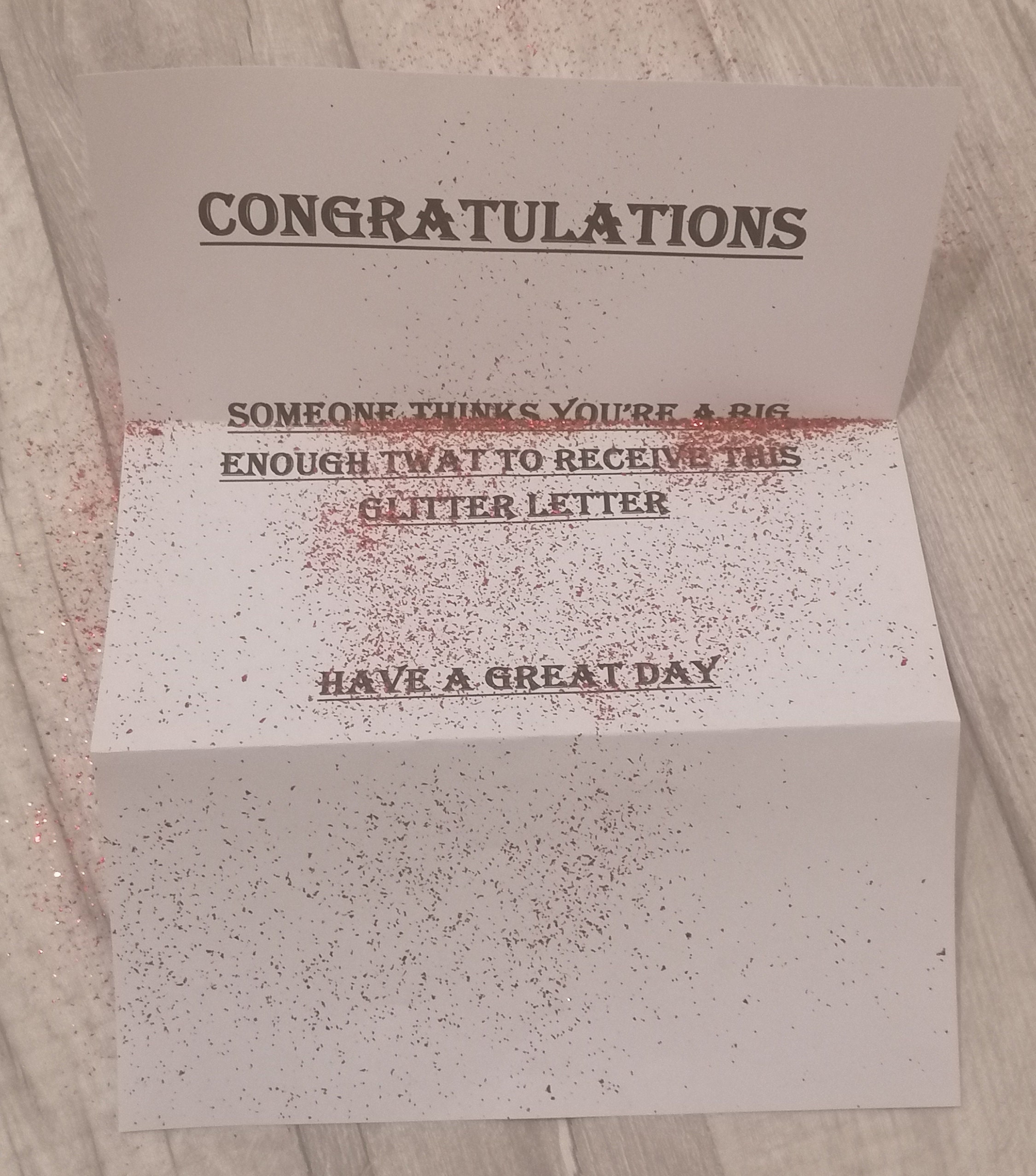 Glitter bomb Funny letter prank send an Glitter Bomb Etsy