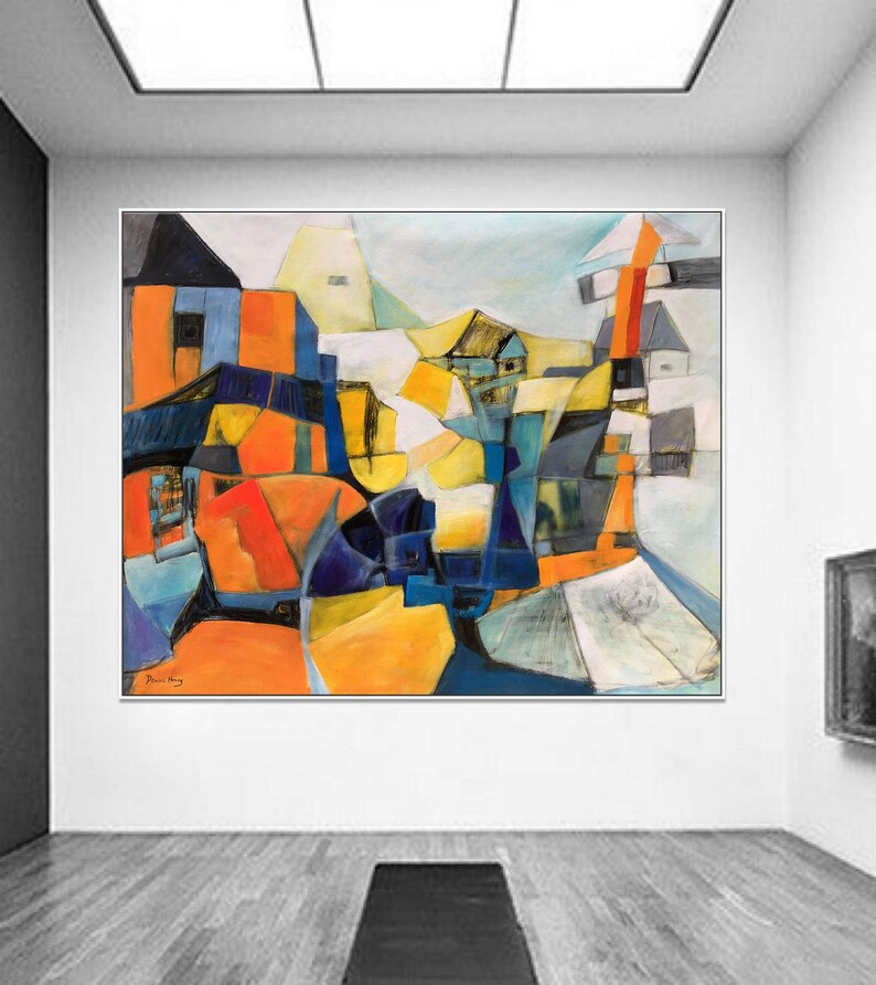 Large Abstract Wall Art Living Room Art Modern Painting Oil - Etsy