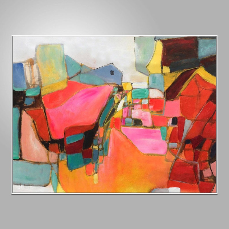 Large Art Extra Large Wall Art Abstract Canvas Painting Etsy