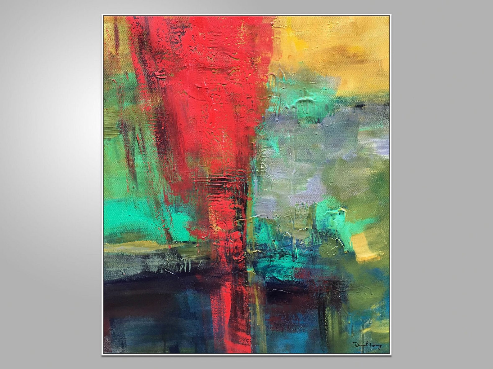 Abstract Oil Painting Modern Art Abstract Canvas Art Etsy