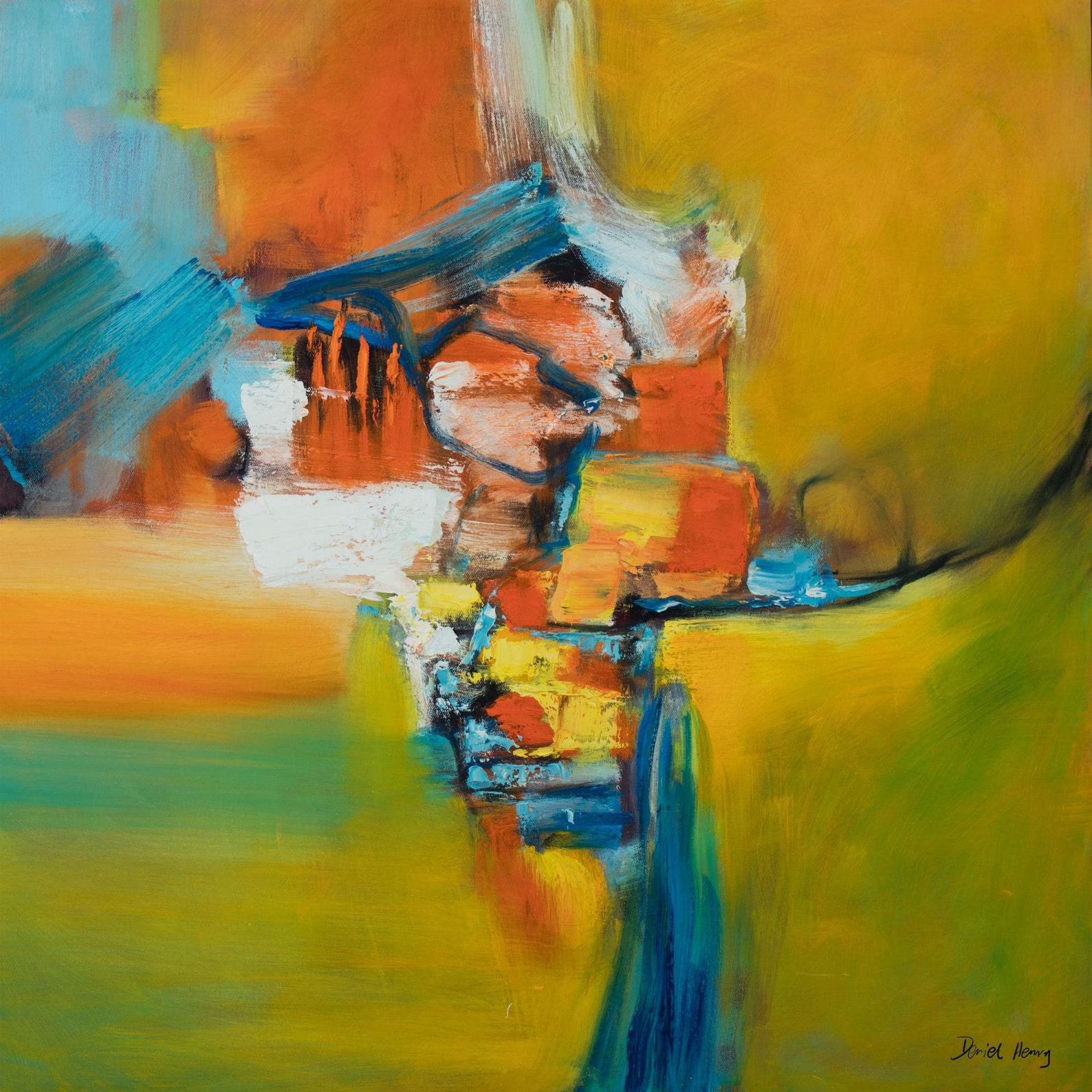 Abstract Oil Painting Large Canvas Painting Wall Art Canvas Etsy