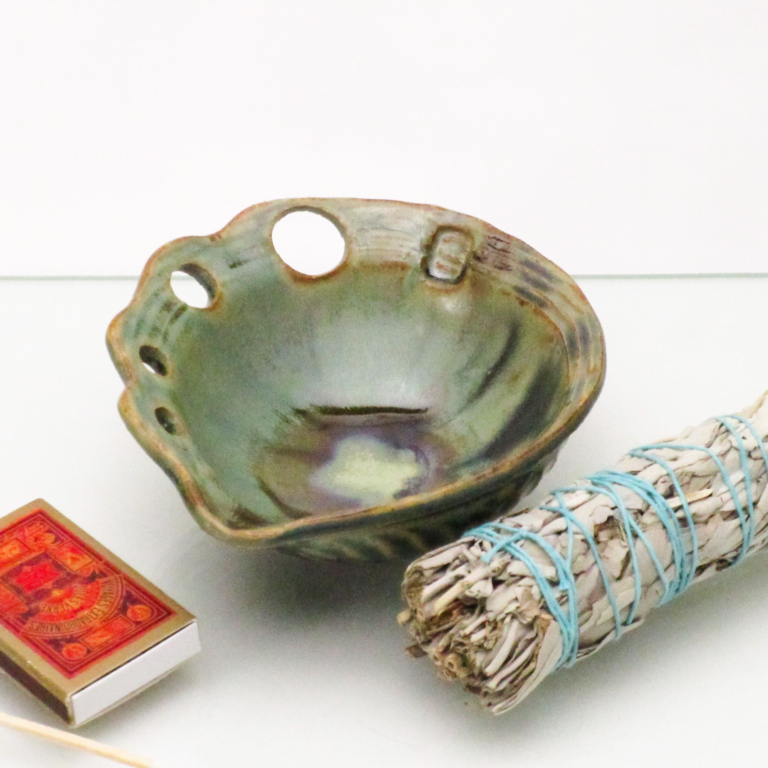 Unique Smudge Bowl Small With White Sage Bundle and Etsy UK