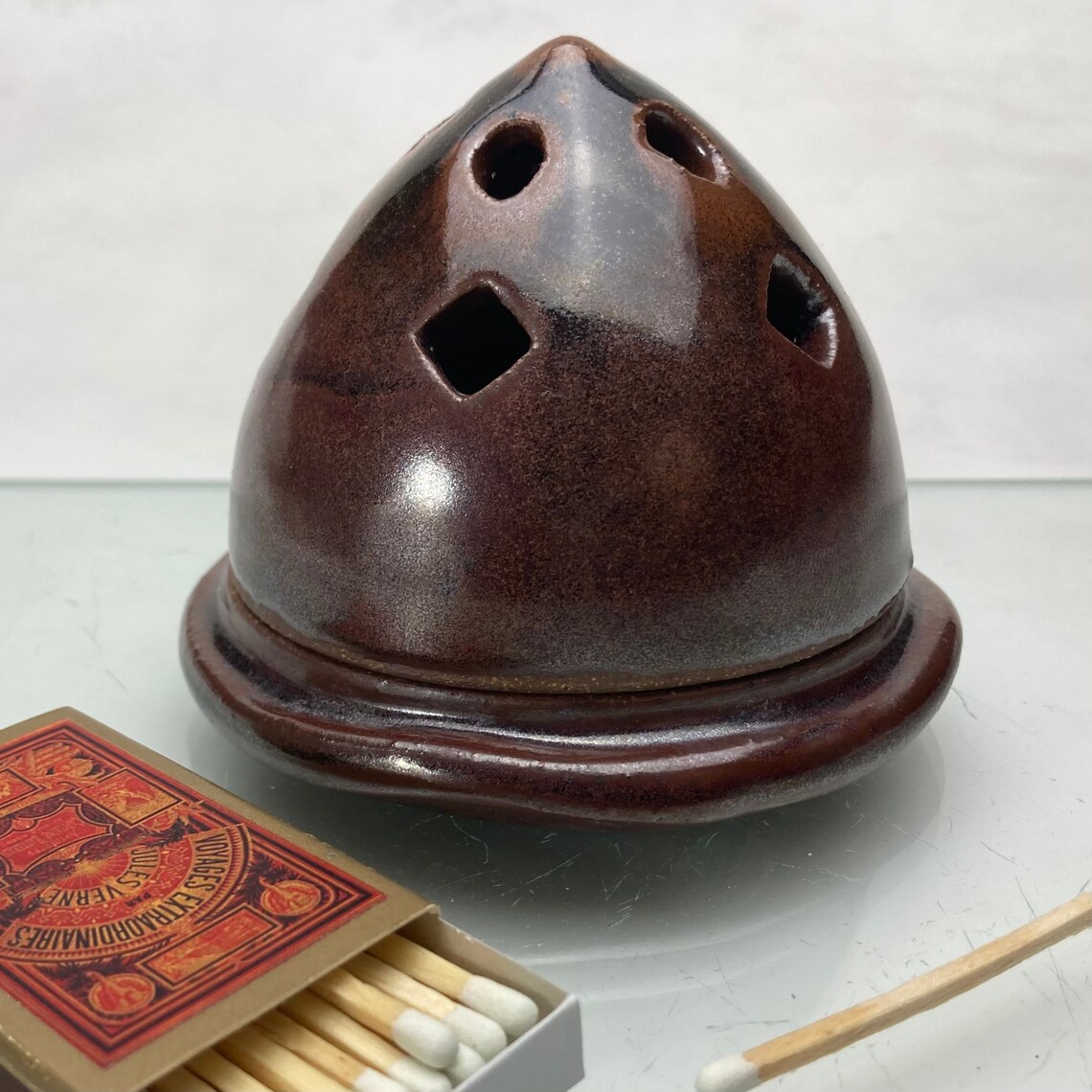 Smoke dome incense burner meditation focus Etsy