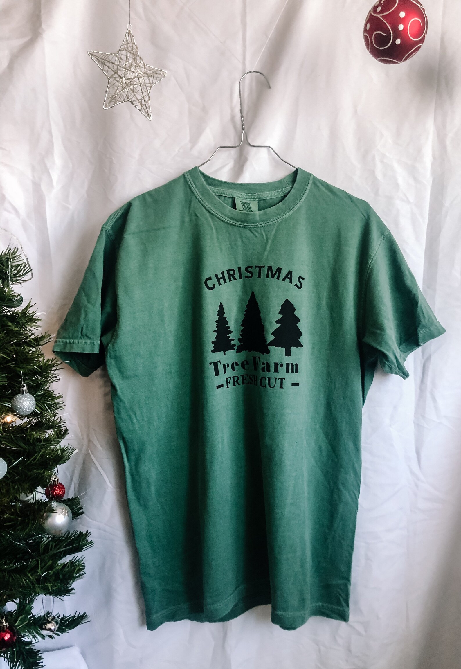 Fresh cut Christmas trees Tshirt Etsy