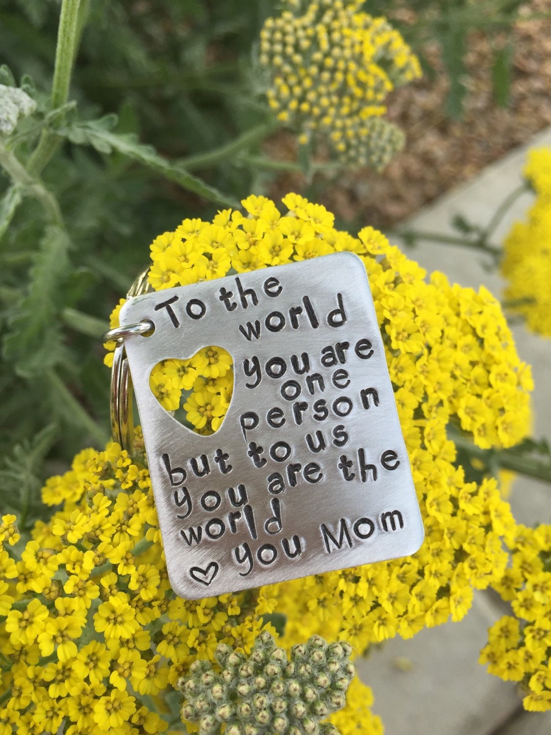 Mothers Keychain Gift Mothers Day Gift Number One Mom Keychain Mom