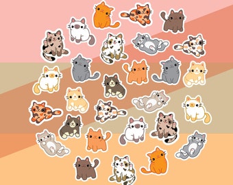 猫のステッカー28枚セット