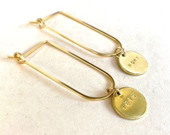 personalized brass keychain