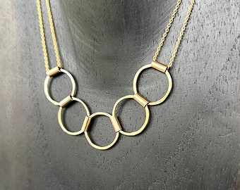 tube link necklace