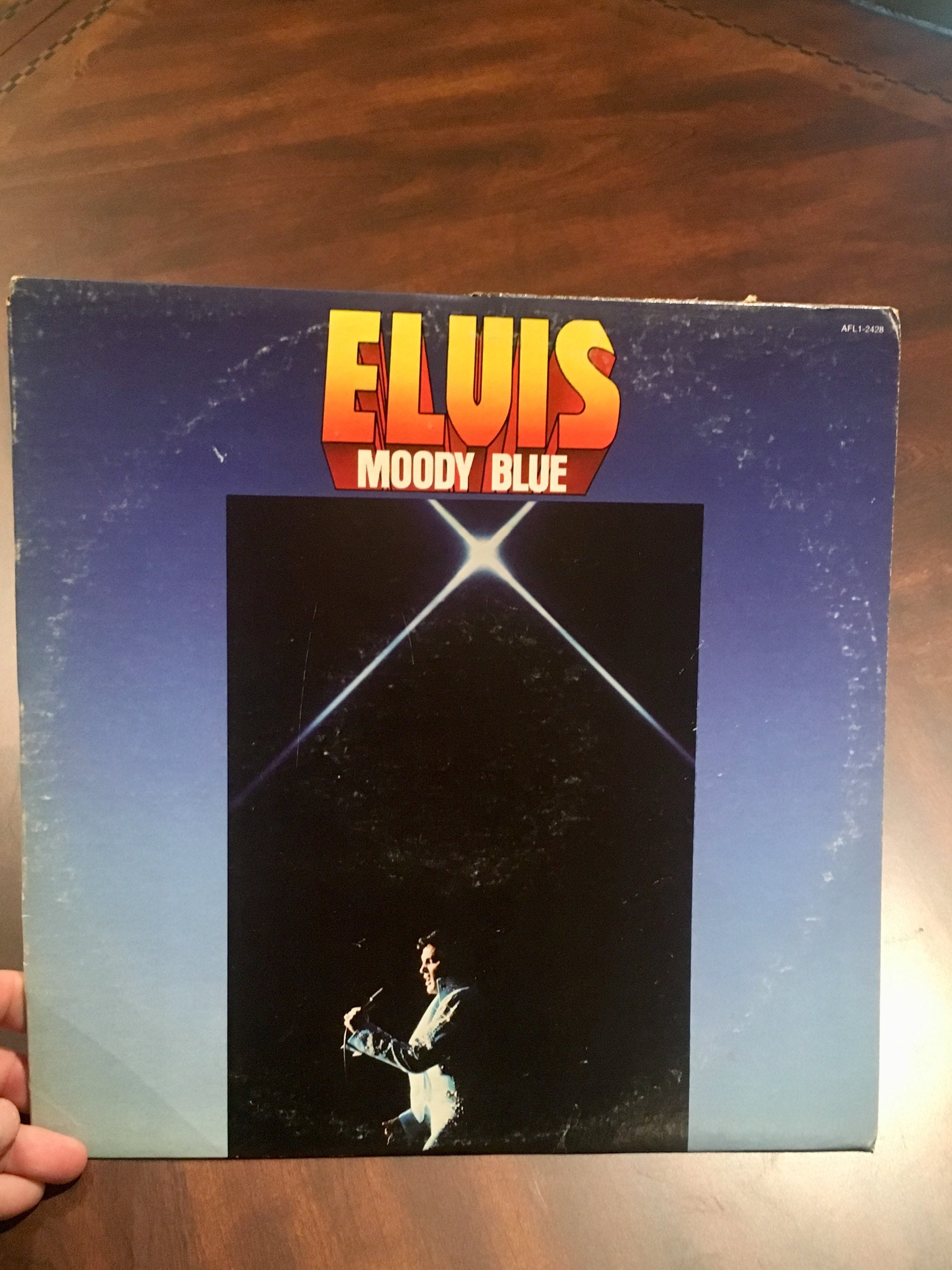 Vintage 1977 Elvis Moody Blue Album Vintage 1977 Elvis Moody Blue Album