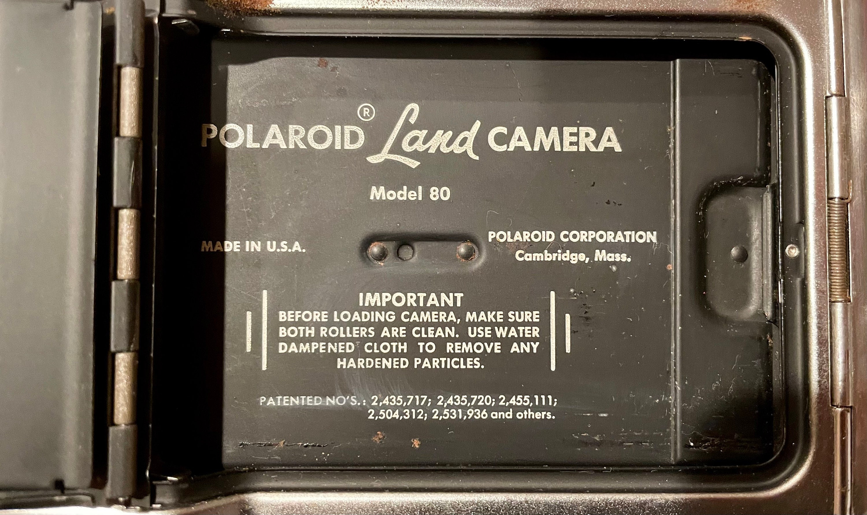 Vintage Polaroid Land Camera Model 80 With Case and Etsy