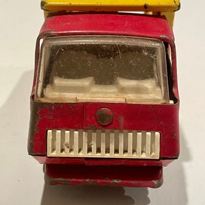 Vintage Tonka Mini Red and Yellow Dump Truck C3 image 3