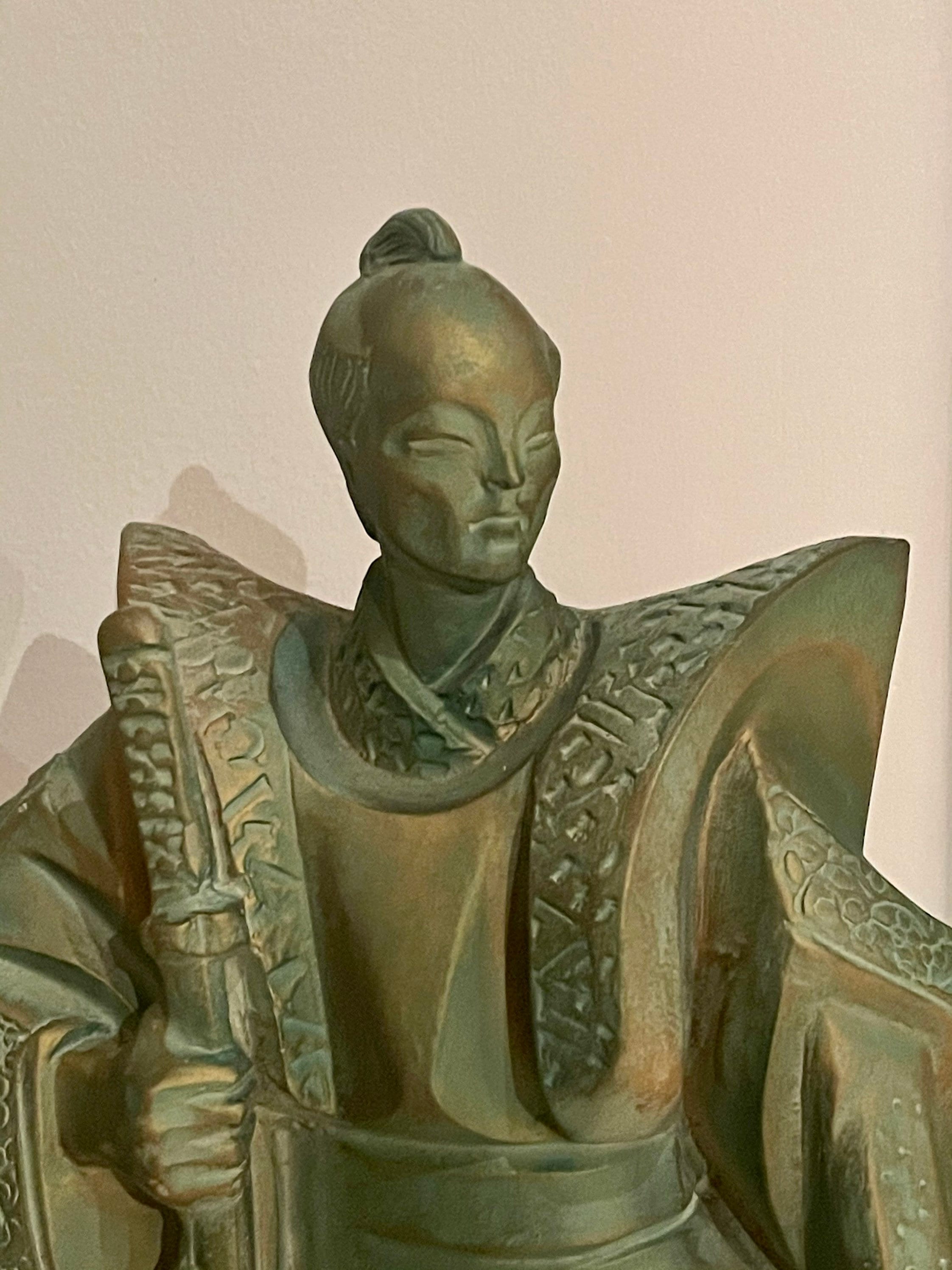 Vintage Austin Sculpture Japanese Samurai by Lee Garza Etsy