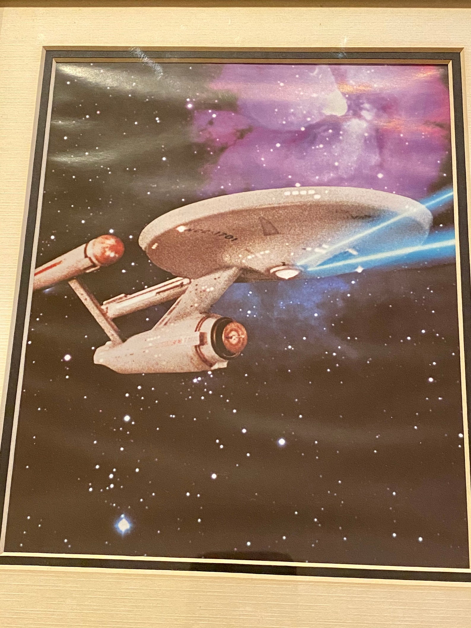 star trek framed art