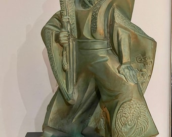 Vintage Austin Sculpture Japanese Samurai by Lee Garza