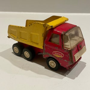 Vintage Tonka Mini Red and Yellow Dump Truck C3 image 1