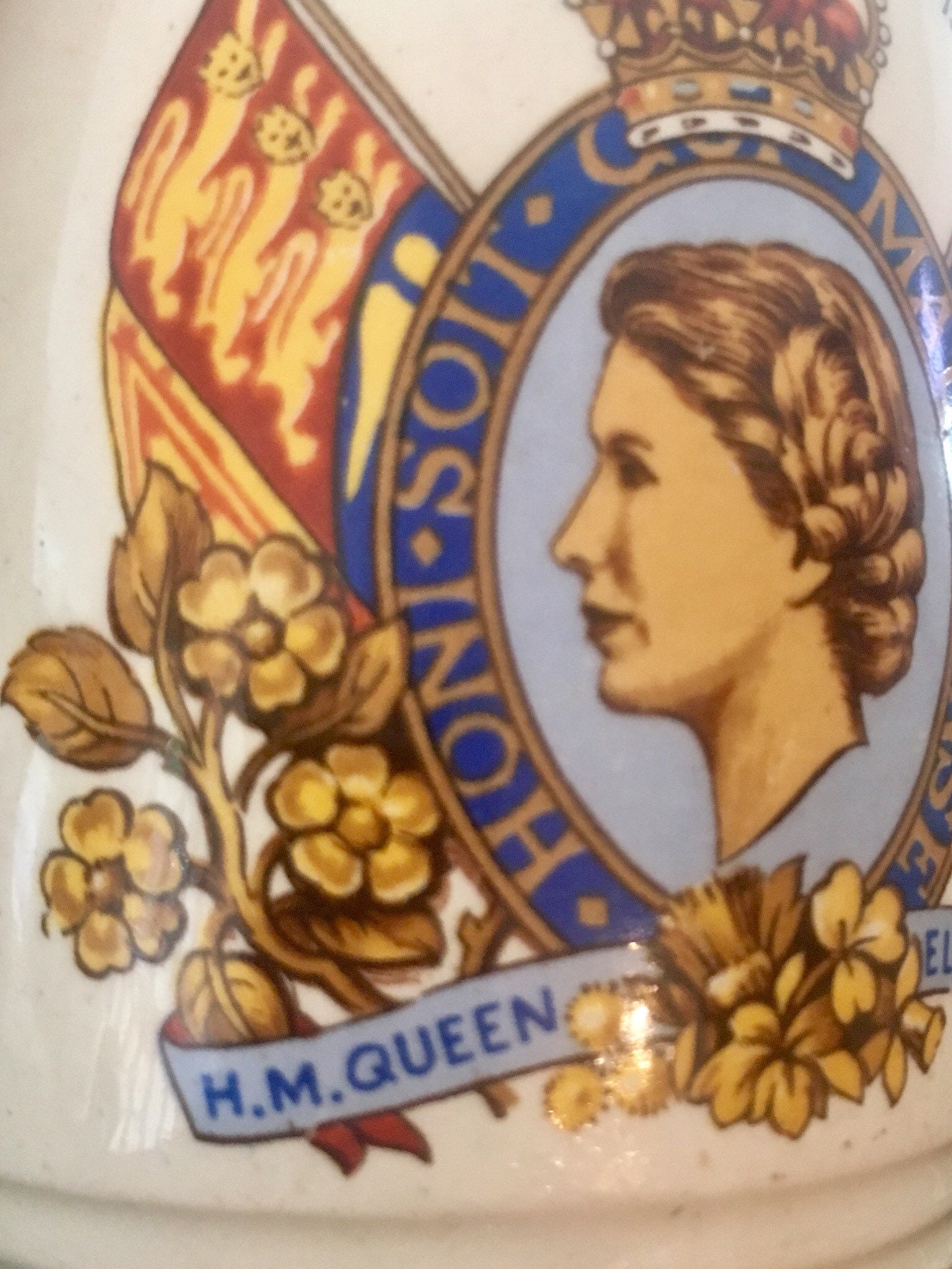 Coronation of Queen Elizabeth II Mug England 1953 designed by British