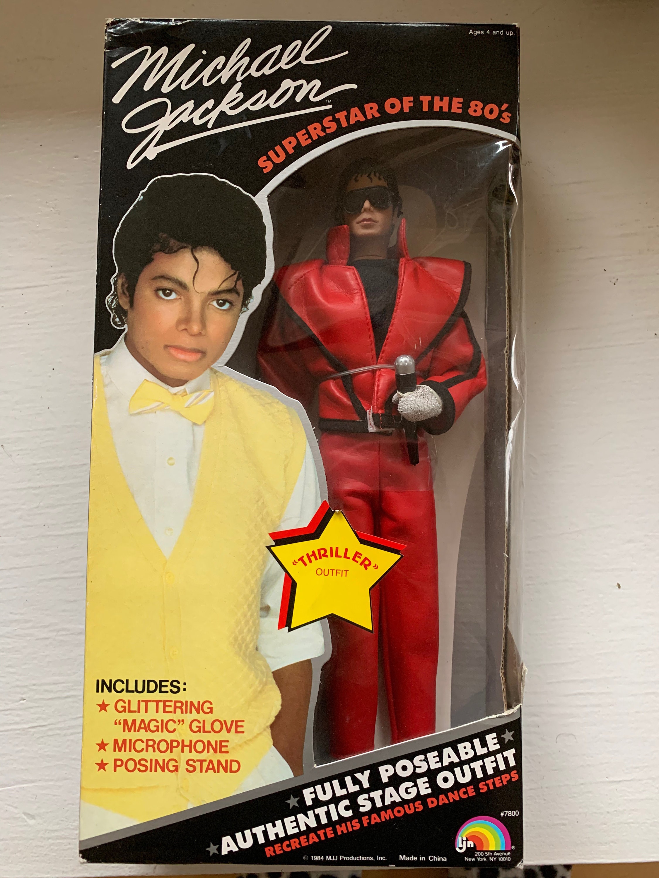 1984 mjj productions michael jackson doll