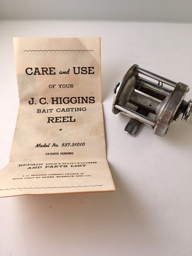 Vintage Sears JC Higgins Casting Reel