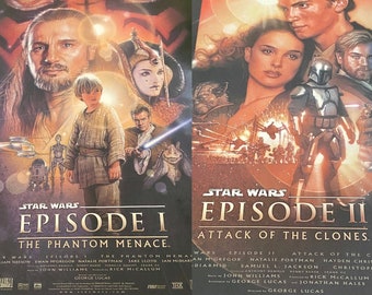 Vintage Star Wars Episode 1 & 2 Original Posters (C2)