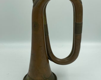 Vintage British Copper and Brass Bugle (no makers mark)