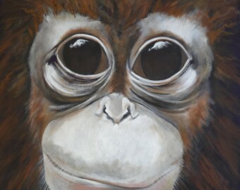 Popi - 8.5 x 11" print from original acrylic painting