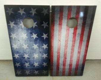 Stars & Stripes Corn Hole Boards - Bean Bag Toss Game