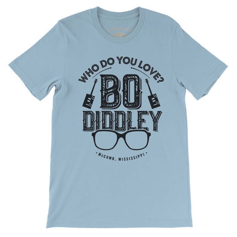 Ray Charles BLUE RAY Licensed Adult Heather T-Shirt All Sizes