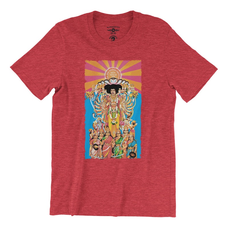 Jimi Hendrix Axis Bold as Love Tshirt official Vintage Etsy