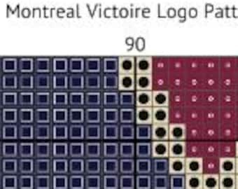 Montreal Victoire Logo Kreuzstichmuster