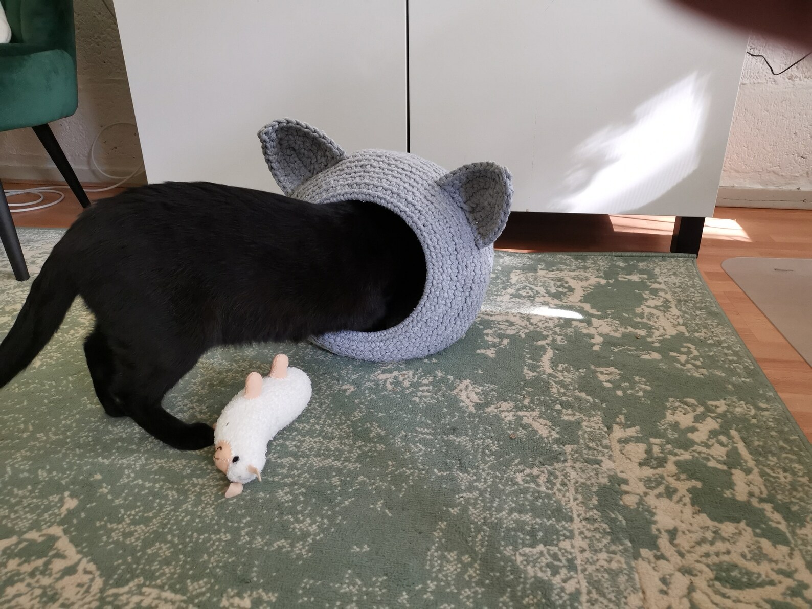 Cat Cave Crochet Pattern Mouse Basket DIY Animal Bed - Etsy