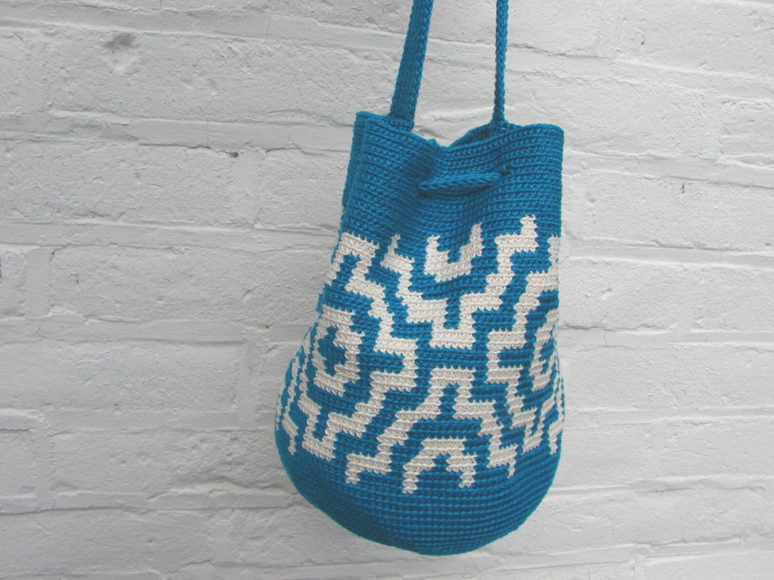 Crochet Pattern Pouch Bag Tapestry Crochet Pattern Bag With Etsy