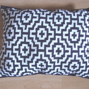 Crochet pattern mosaic tile pillow throw tapestry little cushion summer mosaic tile pillow decorative design image 5