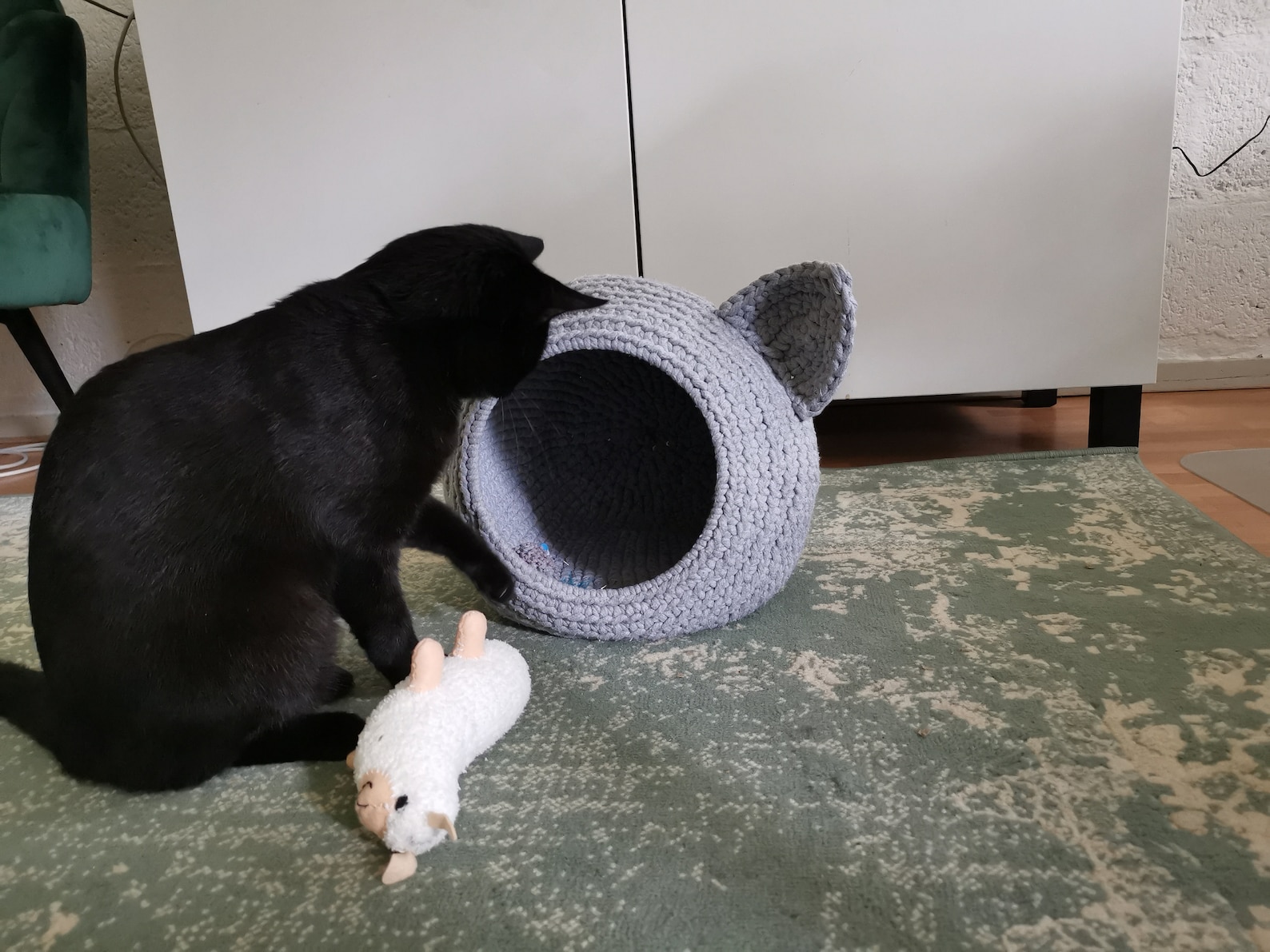 Cat Cave Crochet Pattern Mouse Basket DIY Animal Bed - Etsy