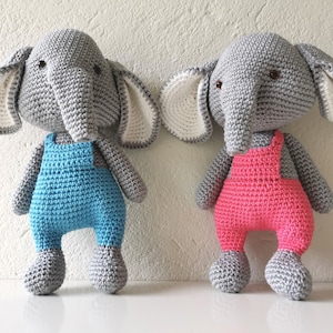 Amigurumi elephant crochet pattern