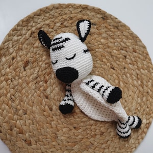 Zebra knuffel - lovey haakpatroon