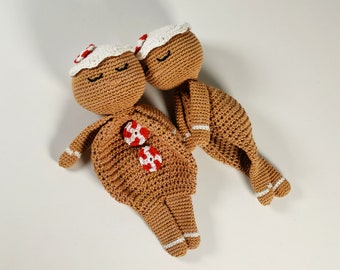 Gingerbread lovey - christmas cake snuggler