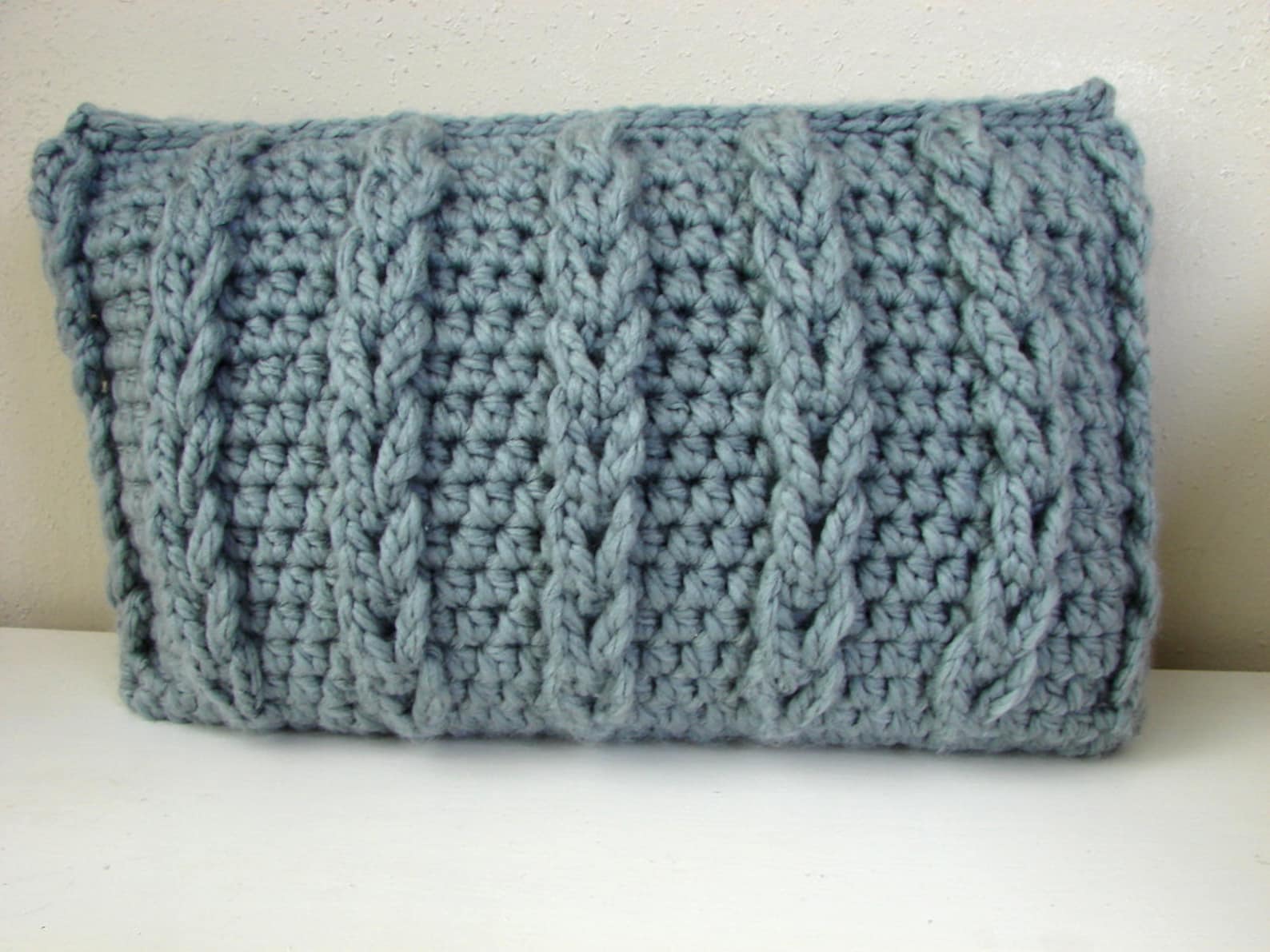 Crochet Pattern Chunky Cushion Cover Pattern Bulky Yarn Loop Etsy