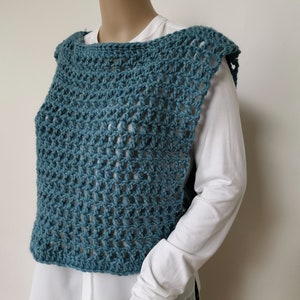 Crop top - crochet pattern - beginner - easy vest Fiona