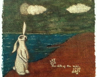 Listening to Nature Giclee Print 5x7