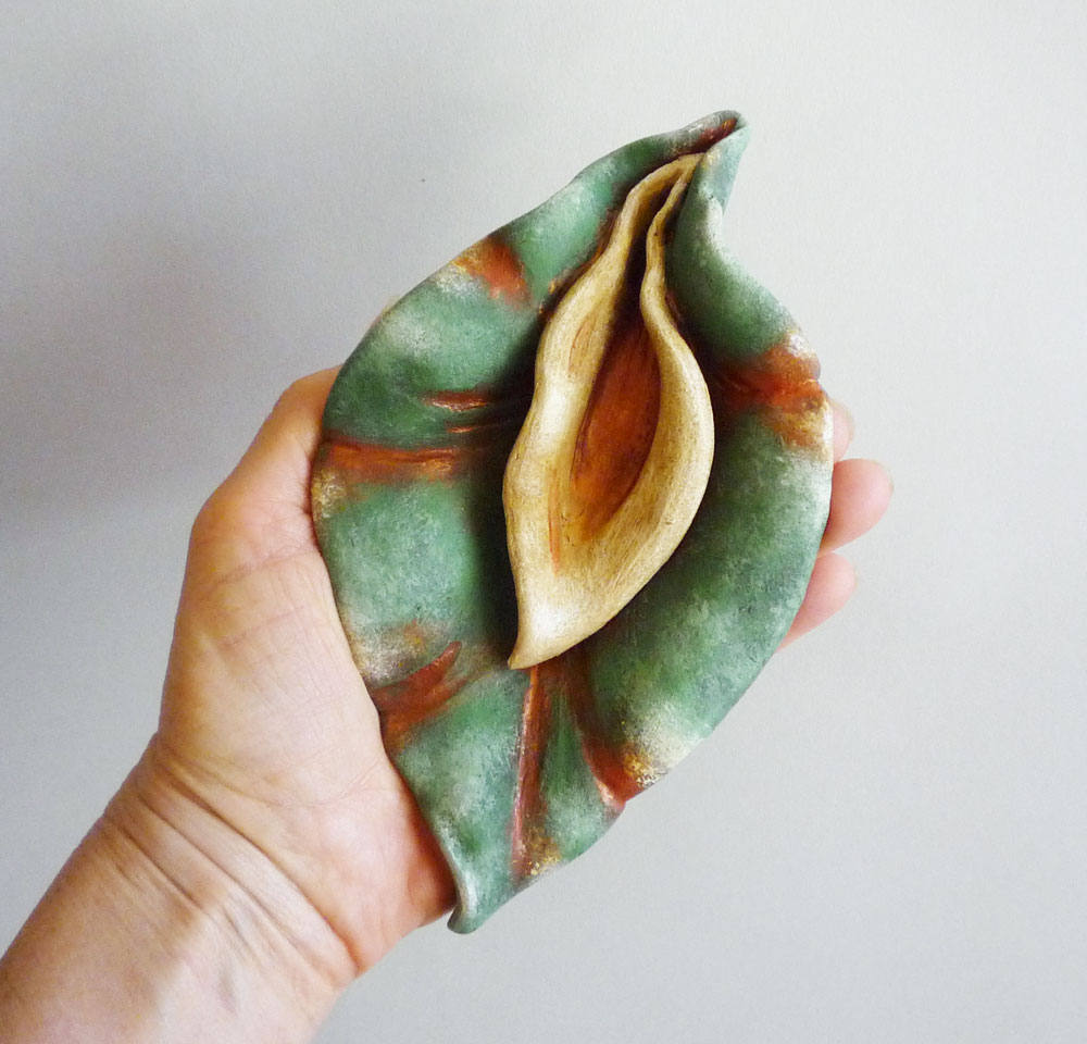 Yoni flower Womb of Creation, sensual flower sculpture, Sacred Feminine goddess art, sacred yoni