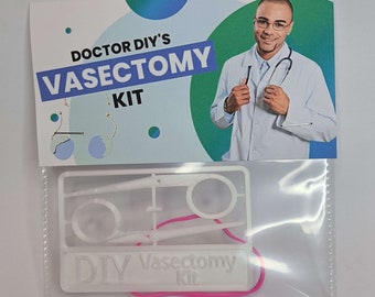 DIY Vasectomy Kit - Novelty 3D Printed Gift in PLA - Cheap & funny witty gifts.