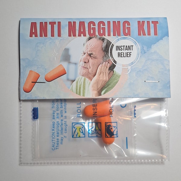 Anti Nagging Kit (Male) - Cheap & funny addon gift Novelty item / Gag gift