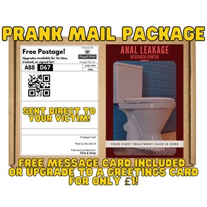 Funny Prank Gift Box - Anal Leakage Kit | Hilarious Gag Gift for Friends & Family | Anonymous Embarrassing Prank Package